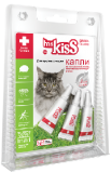 Капли для кошек Ms.Kiss от паразитов 3 штуки по 2,5 мл.